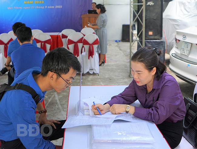 Tổ chức các phiên giao dịch việc làm lưu động tại TP Quy Nhơn